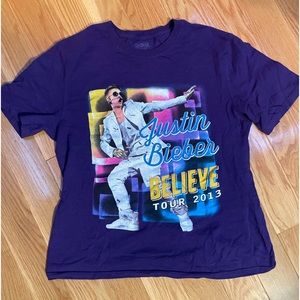 Justin Bieber Believe Tour Shirt